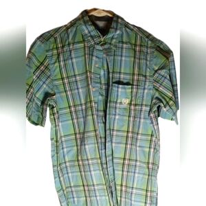 Chaps short sleeve button down shirt